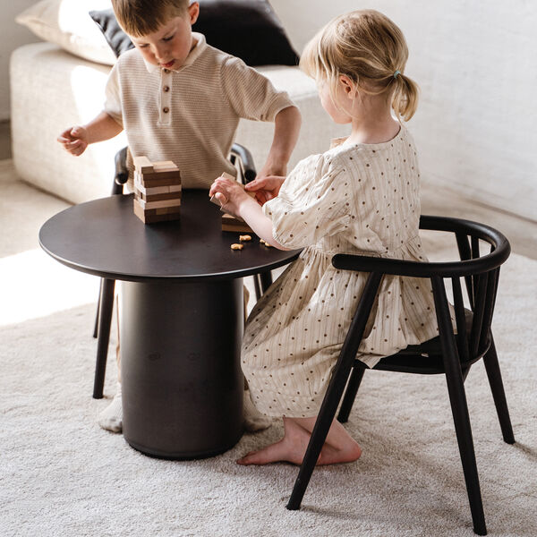 Storm Kid's Chair, black lacquered oak, OAKLINGS