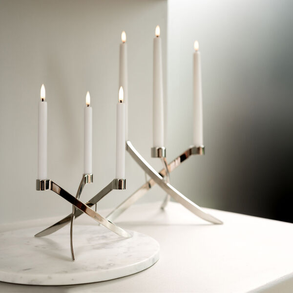 LED Mini Taper Candle 14 cm 2 pcs, nordic white LED Mini Taper Candle 14 cm 2 pcs, nordic white, Uyuni Lighting