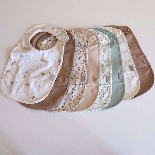 Bib with Pocket 2-pack, dreamland, Cam Cam Copenhagen