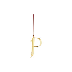 Christmas letter ornament P, Georg Jensen