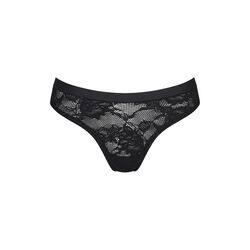 Smart Deco High Leg String Ex, black, Triumph