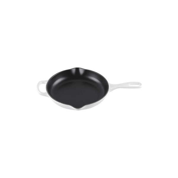 Signature cast iron round skillet &Oslash; 23 cm, white, Le Creuset