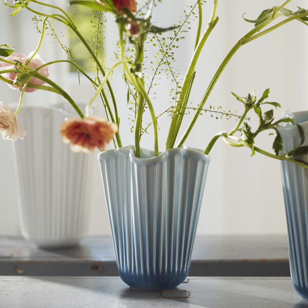 Hammersh&oslash;i Unfold Vase, blue, K&auml;hler
