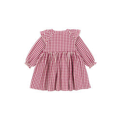 Kim Dress, sangria/butter check, Konges Sløjd