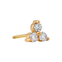 Fryd Diamond Stud L, gold, Ro Copenhagen