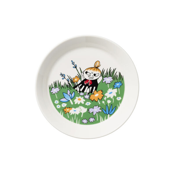 Moomin Plate Ø 19 cm Little My and Meadow, Moomin Arabia
