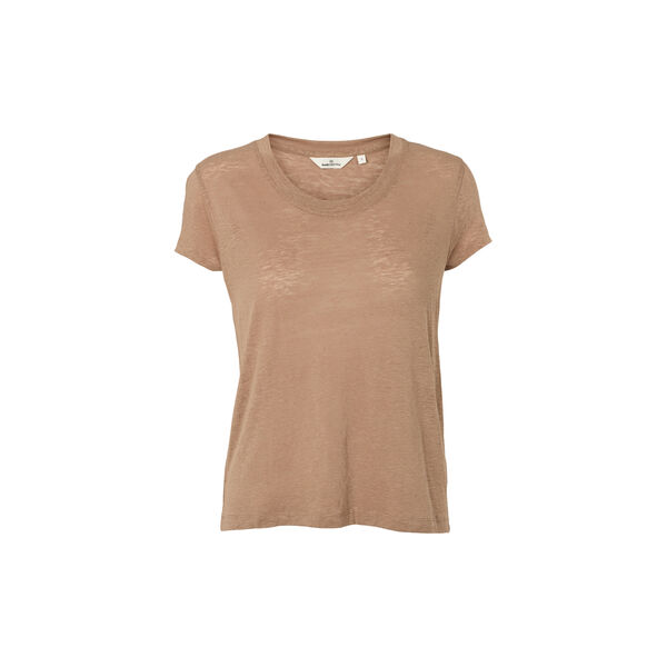 Ashly SS Tee, portobella, Basic Apparel