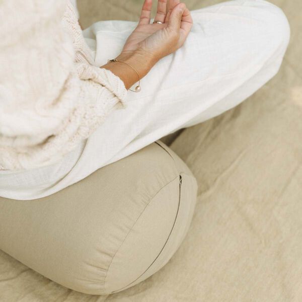 Yoga cushion, beige, Simple Days