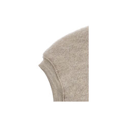 Wool Fleece Balaclava Eli, khaki melange, Wheat