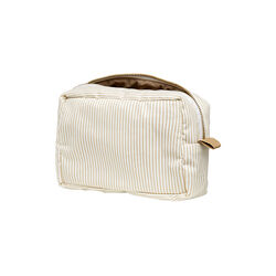 Makeup Bag, classic stripes camel, Cam Cam Copenhagen