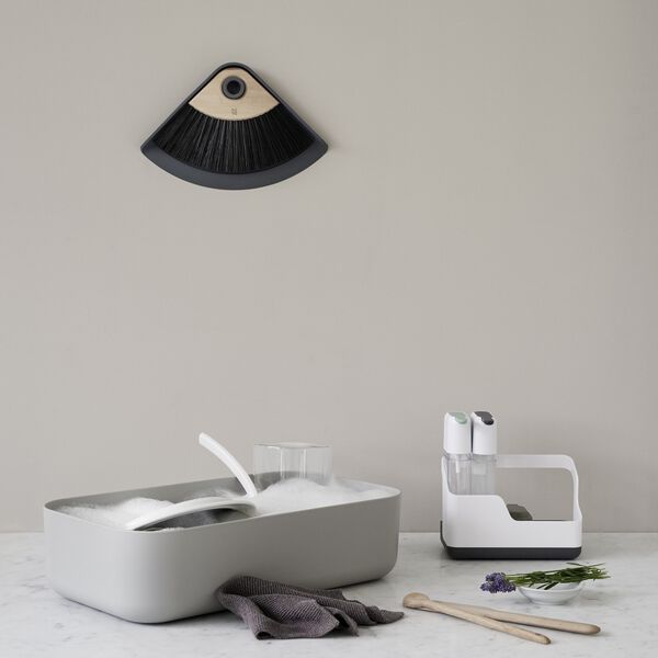 SWEEP-IT Dustpan and Broom, grey, RIG-TIG