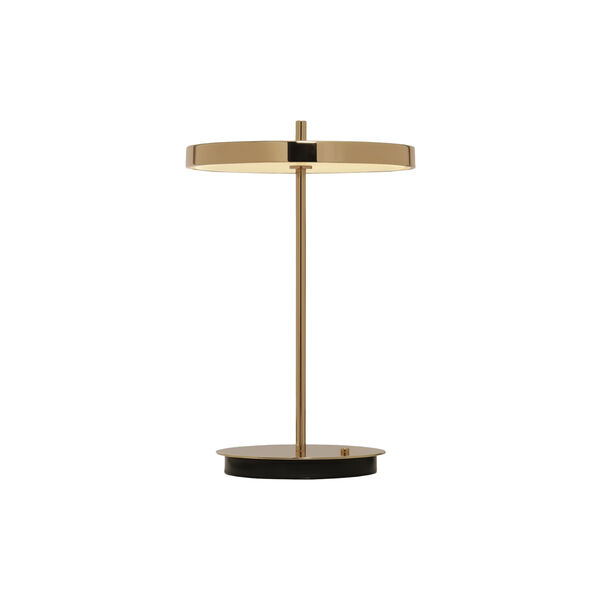 Asteria Move Monochrome Portable Lamp, polished brass, UMAGE