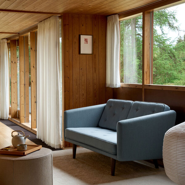 FF2002 No. 1 Sofa 2P 143 cm,mood 3103/smoked oak stained, Fredericia Furniture