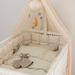 Sebra Sky Bed Canopy, birchbark rose, Sebra