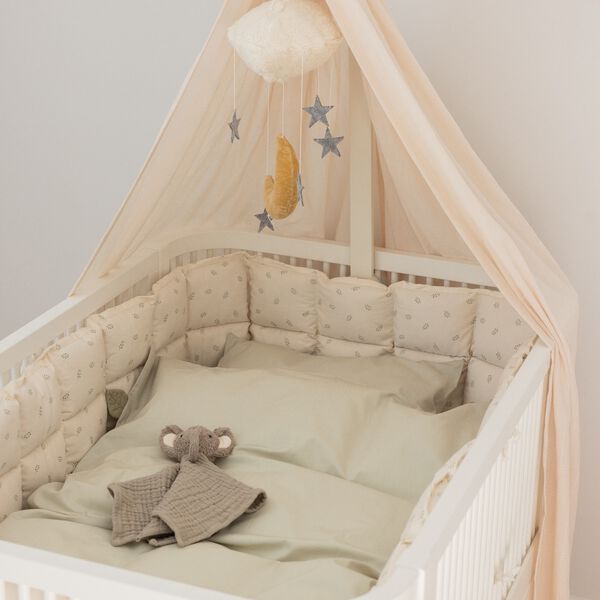 Sebra Sky Bed Canopy, birchbark rose, Sebra