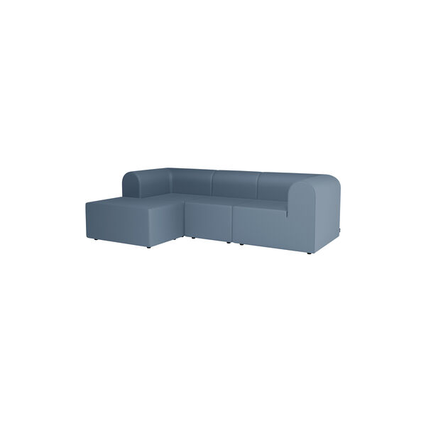 Paradigm 3 Seater Sofa with Pouf, Hero 732, Montana Furniture