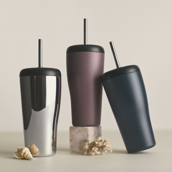 Sky Travel Mug With Straw, Georg Jensen