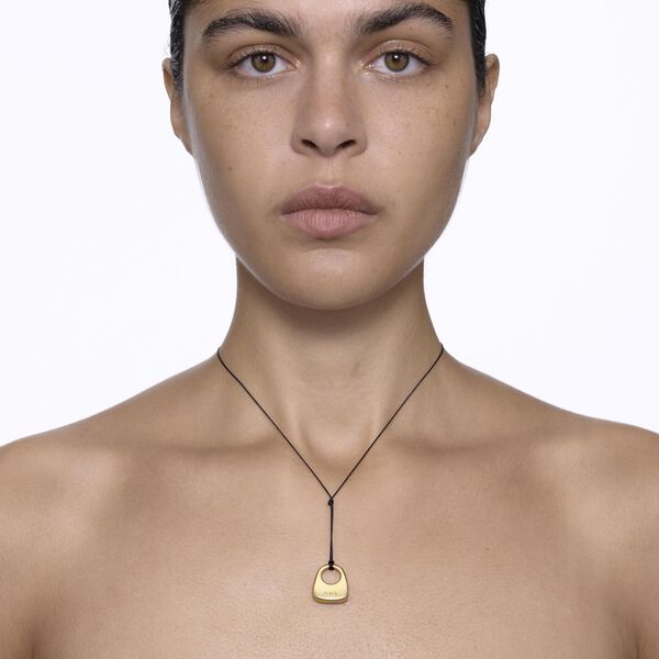 Tote Medium Necklace, gold, Maria Black