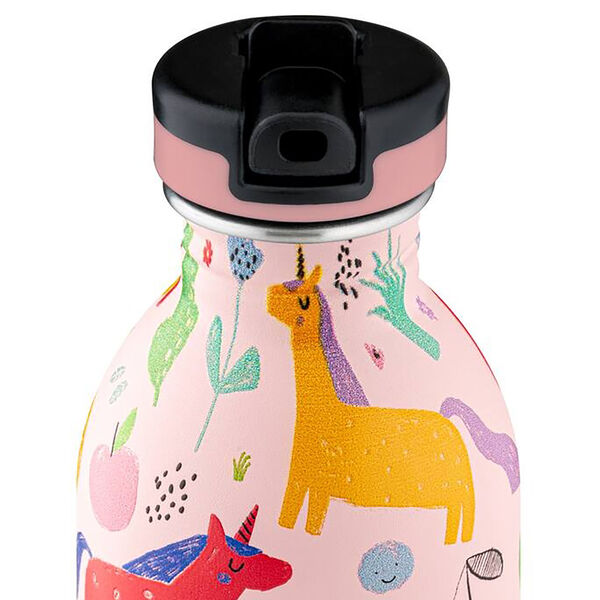 Urban Drinking Bottle with Sports Lid og Stone Finish, magic friends, 24Bottles