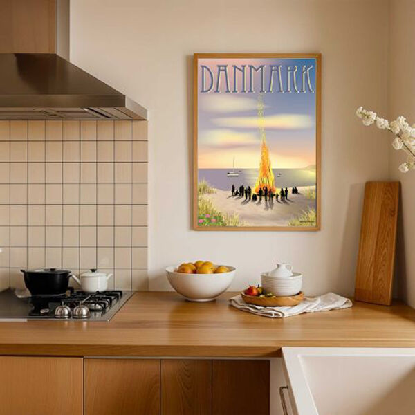 Denmark Sankt Hans Poster Denmark Sankt Hans Poster, ViSSEVASSE