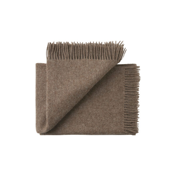 Season Throw, 00284 oak brown, Silkeborg Uldspinderi