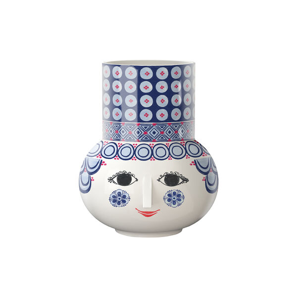 Olga Vase, blue, Bjørn Wiinblad