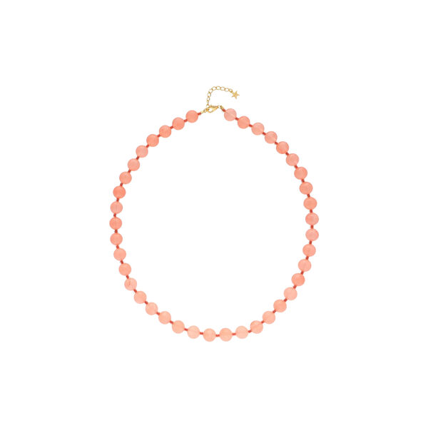 Jasmine small necklace, peach, Nuni Copenhagen