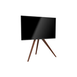 Ella TV stand, oiled walnut/ black, KRISTIAN JUUL