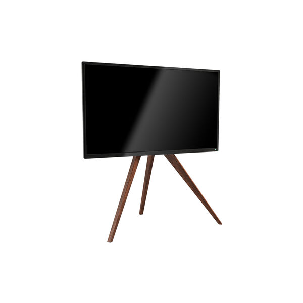 Ella TV stand, oiled walnut/ black, KRISTIAN JUUL