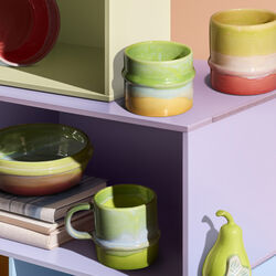 Poppery Mug with handle, apple green/mint, K&auml;hler