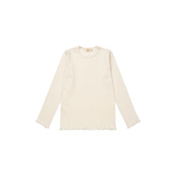 Pointelle Heart LS Tee, Copenhagen Colors Organics