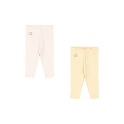 Perla 2 Pack Pants, banana crepe/creole pink, Konges Sl&oslash;jd