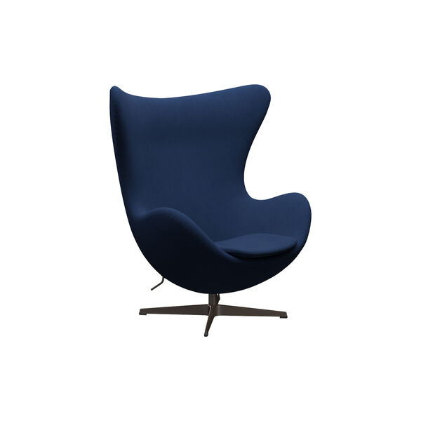 Egg&trade; 3316 Lounge Chair, Christianshavn 1153 blue uni/brown bronze, Fritz Hansen