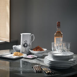 Black Fluted Mega Jug 1.5 L, Royal Copenhagen