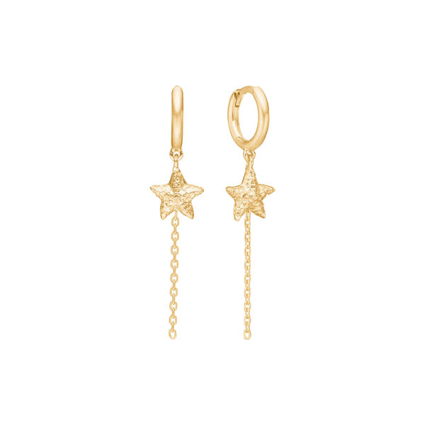 Starfish Lustre Earrings, gold plated, Studio Z