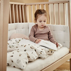 Bumper for Leander Linea&trade; and Luna&trade; Baby Cot, snow, Leander