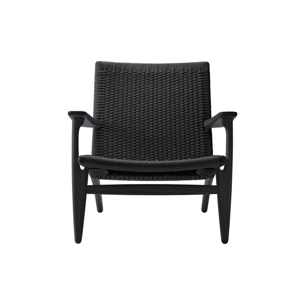 CH25 Lounge Chair, black lacquered oak/black CH25 Lounge Chair, black lacquered oak/black, Carl Hansen & Søn