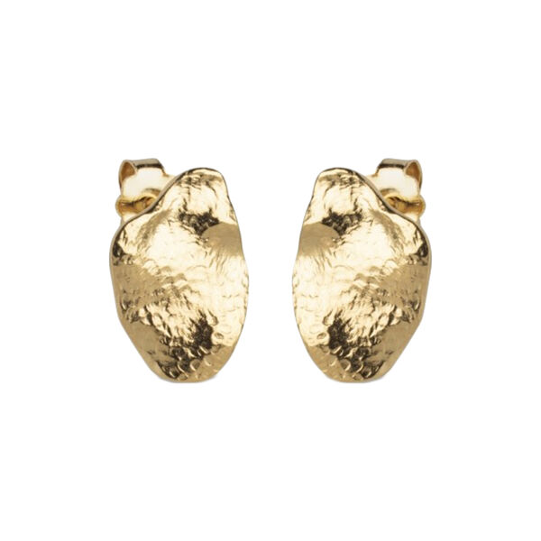 Maia Small studs, gold plated, ENAMEL Copenhagen