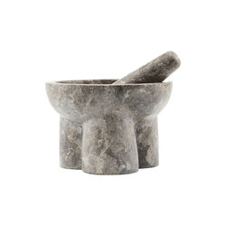 HDKulti Mortar with pestle, grey/brown, House Doctor