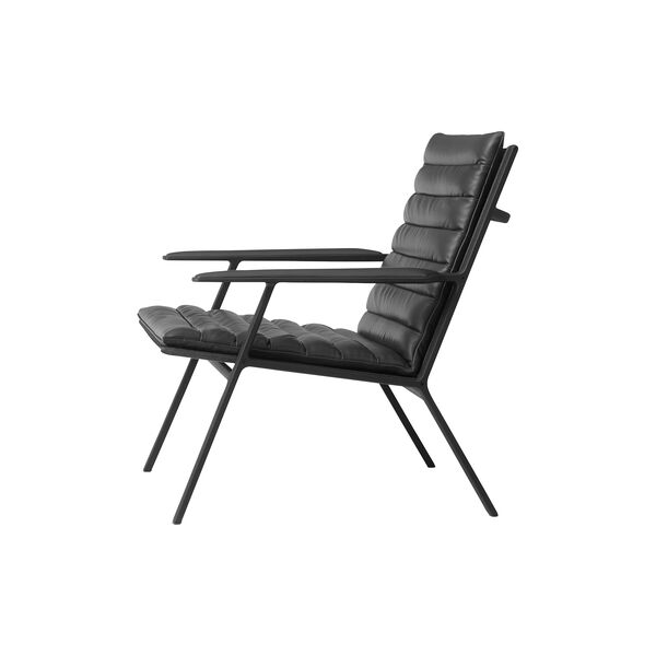VIPP456 Lounge Chair, black/black, Vipp
