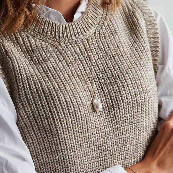 Fryd Barok Pearl Pendant L, gold, Ro Copenhagen