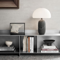 VIPP592 Sculpture Table Lamp, grey, Vipp