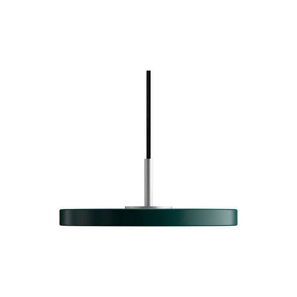 Asteria Micro Pendant, forest green/steel, UMAGE