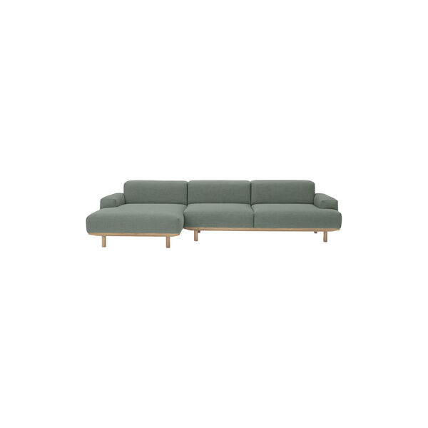 Reason 2 Seater Sofa with Chaiselong, Re-Wool 858, Bruunmunch Furniture