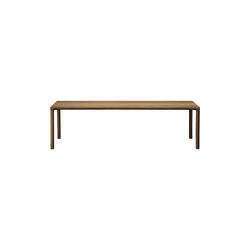 6715 Piloti Wood Coffee Table, oiled smoked oak, Fredericia Furniture