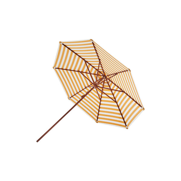 Messina Umbrella Ø270, golden yellow stripe Messina Umbrella Ø270, golden yellow stripe, Fritz Hansen