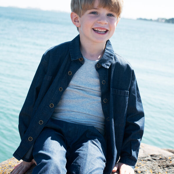 Pocket Shirt, dark denim, Serendipity