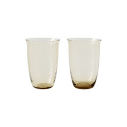 Collect Drinking Glass SC61, amber, &Tradition
