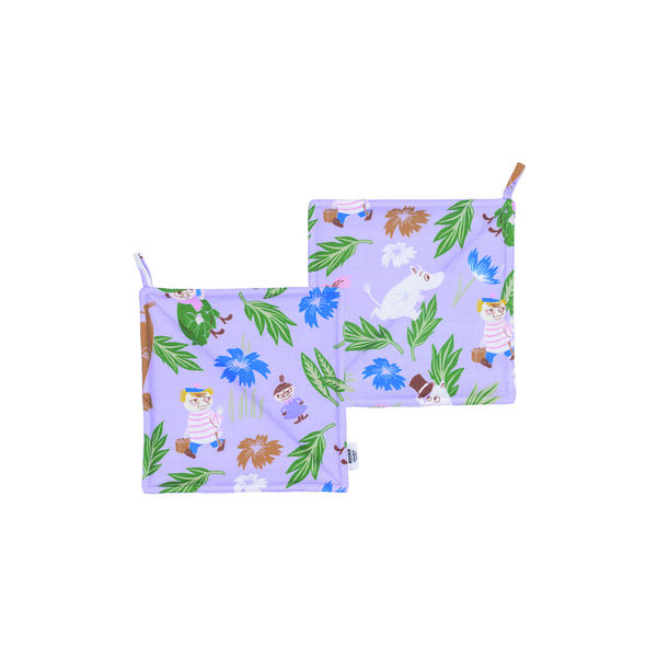 Moomin Pot holder 2 pcs, purple, Moomin Arabia