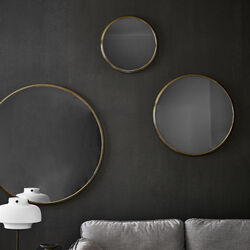 Sillon SH5 Wall Mirror, brass, &Tradition